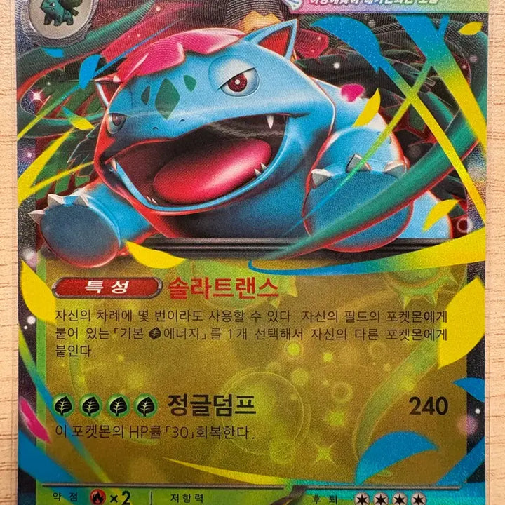 [BUNJANG] Pokemon Card Mega Venusaur SAR Set / 포켓몬카드 메가이상해꽃SAR 세트