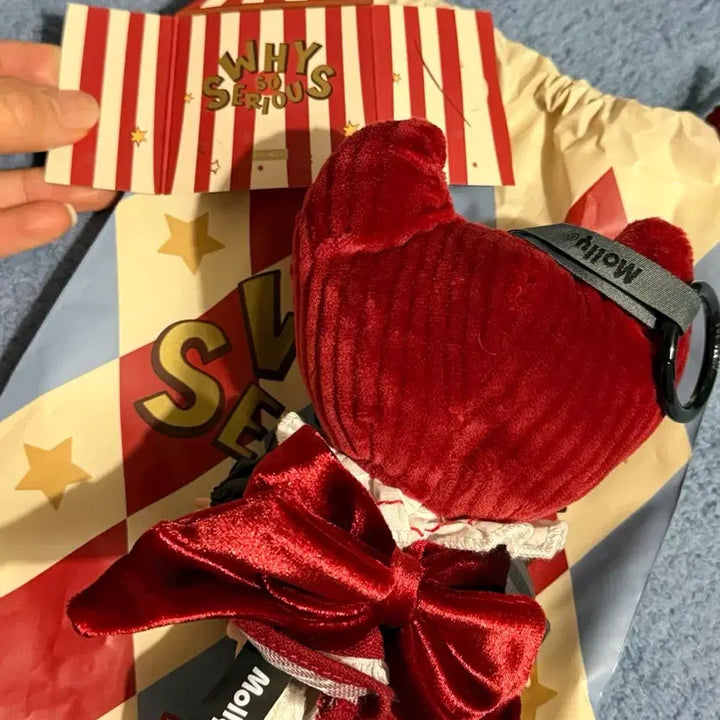 [BUNJANG] Pop Mart Molly Doll Keychain (Card + Vinyl) / 팝마트 정품 몰리 인형키링 (카드+비닐)
