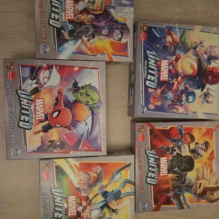 [BUNJANG] Marvel United Full Expansion + Painted Base Game Board Game / 마블 유나이티드 풀확장 + 본판 도색 보드게임