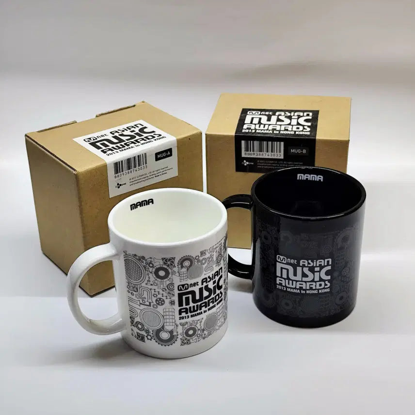 [BUNJANG] 2013 MAMA Hong Kong Official Original Mug Cup Set (Sealed) / [미개봉] 2013 Mnet ASIAN MUSIC AWARDS(MAMA) 머그컵 세트