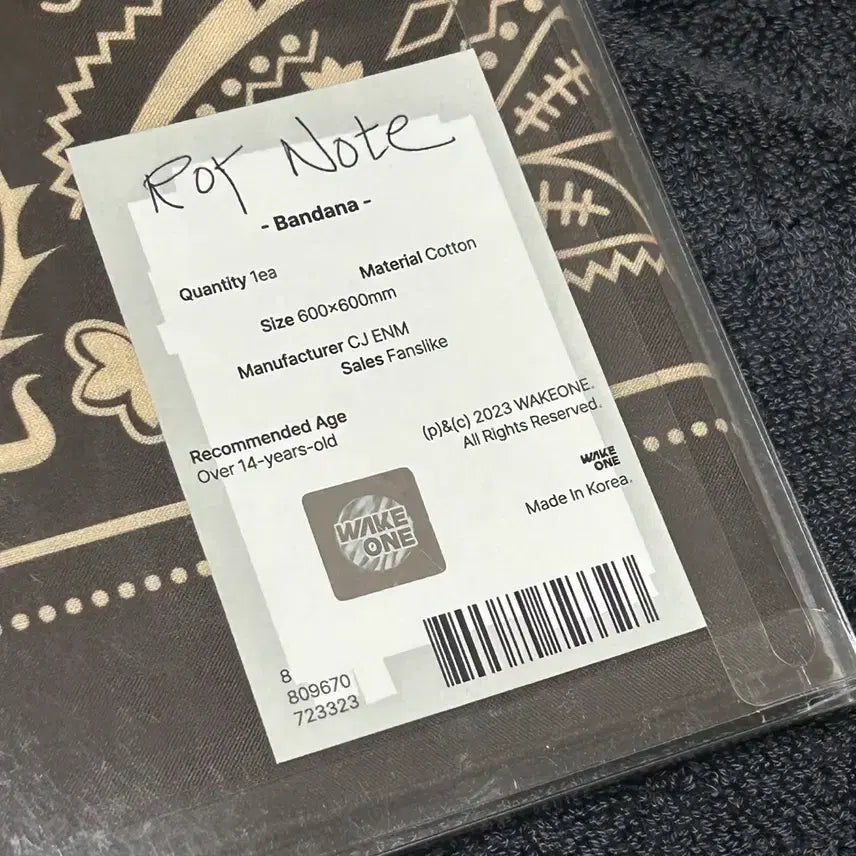 [BUNJANG] Roy Kim Concert Bandana / 로이킴 콘서트 반다나
