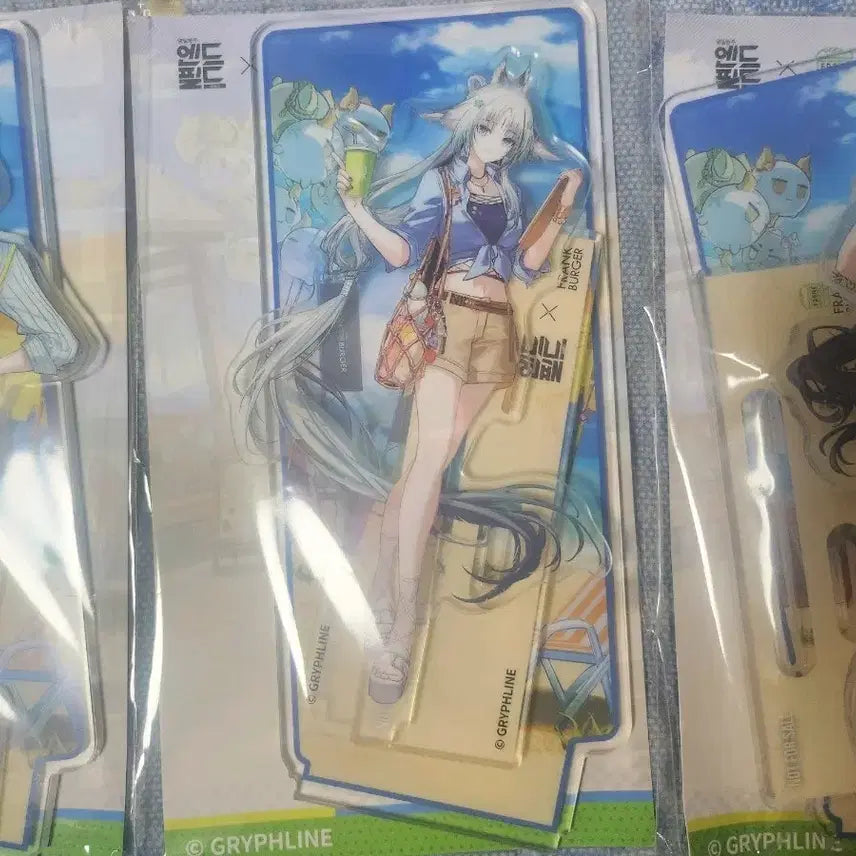 [BUNJANG] Enfield Frankburger Kamyu Chin Cheon-u Acrylic Stand Full Set / 엔드필드 프랭크버거 아크릴 스탠드 카뮤 진천우 결