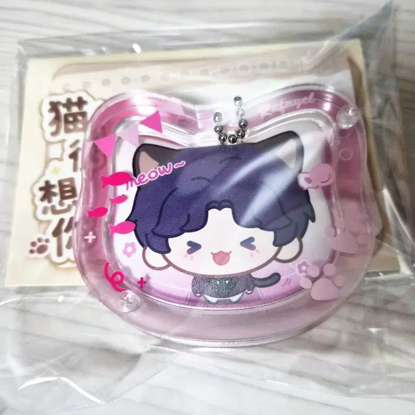 [BUNJANG] Lovey Dovey Space Giuk Cat Butler Badge Bundle Set / 럽딥 러브앤딥스페이스 냥집사 기욱 뱃지 굿즈 공식 비공식