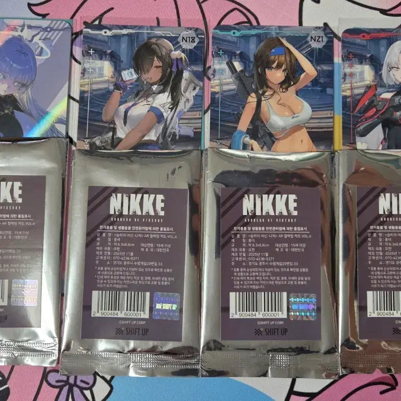 [BUNJANG] Nier: Automata AR Card Set - 4th Edition Bundle / 니케 AR카드 4탄 일괄