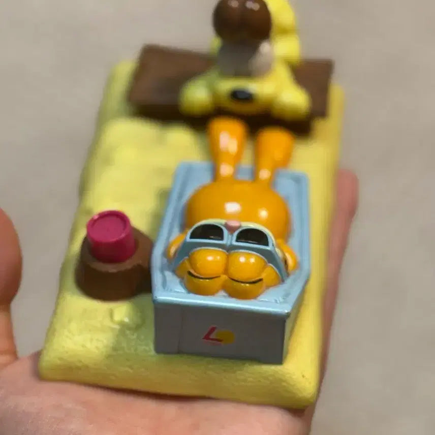 [BUNJANG] Vintage Garfield &amp; Odie Figure (Lotteria Toy) / 빈티지) 가필드 오디 피규어 (롯데리아 토이)