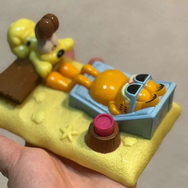 [BUNJANG] Vintage Garfield &amp; Odie Figure (Lotteria Toy) / 빈티지) 가필드 오디 피규어 (롯데리아 토이)