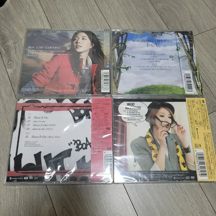 [BUNJANG] BoA Japanese Sealed Single 4-Type Set / 보아 BoA 일본 미개봉 싱글 4종