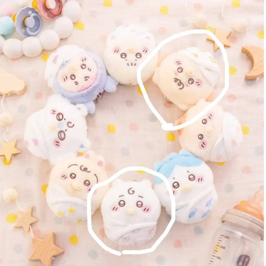 [BUNJANG] Baby Chiikawa Lottery "Chiikawa + Chikawa" Bundle Set / 베이비 치이카와 쿠지 (치이카와 + 시사)