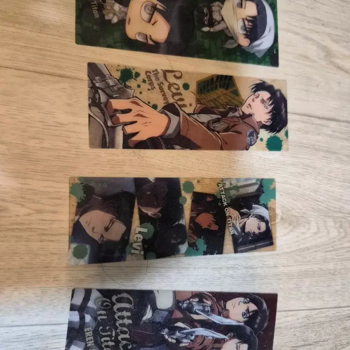 [BUNJANG] Attack on Titan Levi Bookmark / 진격의거인 리바이 책갈피 일괄