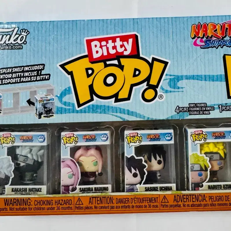 [BUNJANG] Funko Bitty Pop! Naruto Shippuden Mini Figures (Kakashi, Sakura, Sasuke, Naruto) / Funko Pop! 비티팝 나루토 질풍전. 카카시, 사쿠라, 사스케, 나루토 등