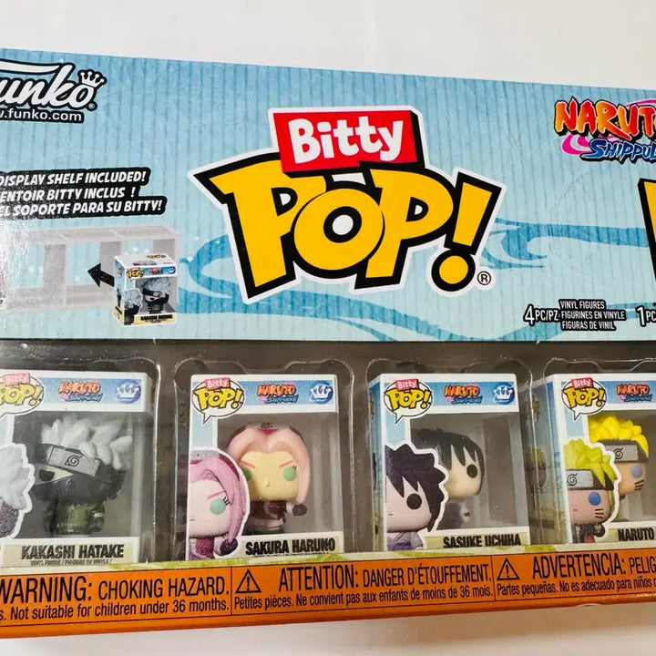 [BUNJANG] Funko Bitty Pop! Naruto Shippuden Mini Figures (Kakashi, Sakura, Sasuke, Naruto) / Funko Pop! 비티팝 나루토 질풍전. 카카시, 사쿠라, 사스케, 나루토 등