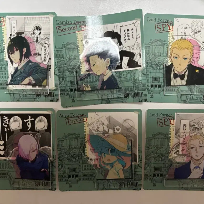[BUNJANG] Spy Family Original Art Acrylic Stand Bundle Set / 스파이 패밀리 원화 아크릴 일괄판매