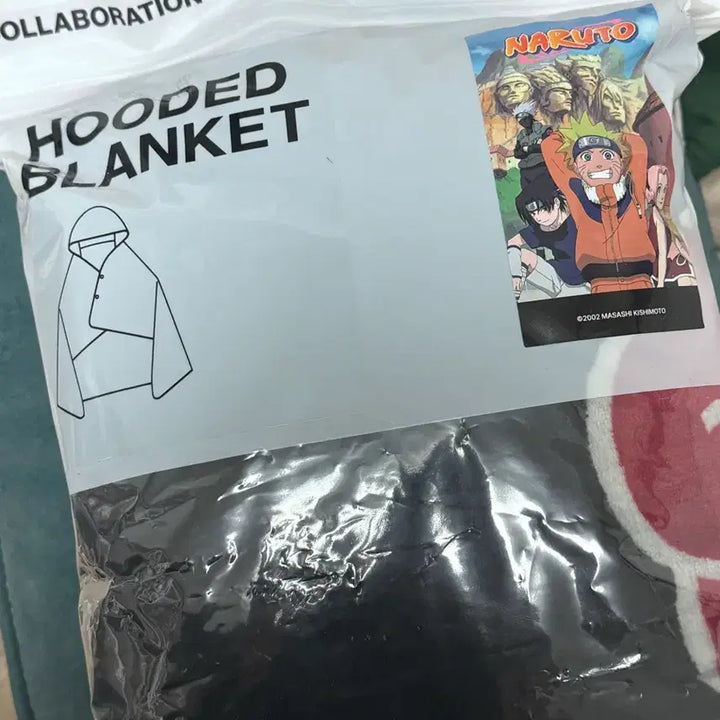 [BUNJANG] SPAO Naruto Akatsuki Blanket Unsealed / 나루토 스파오 아카츠키 담요 개봉