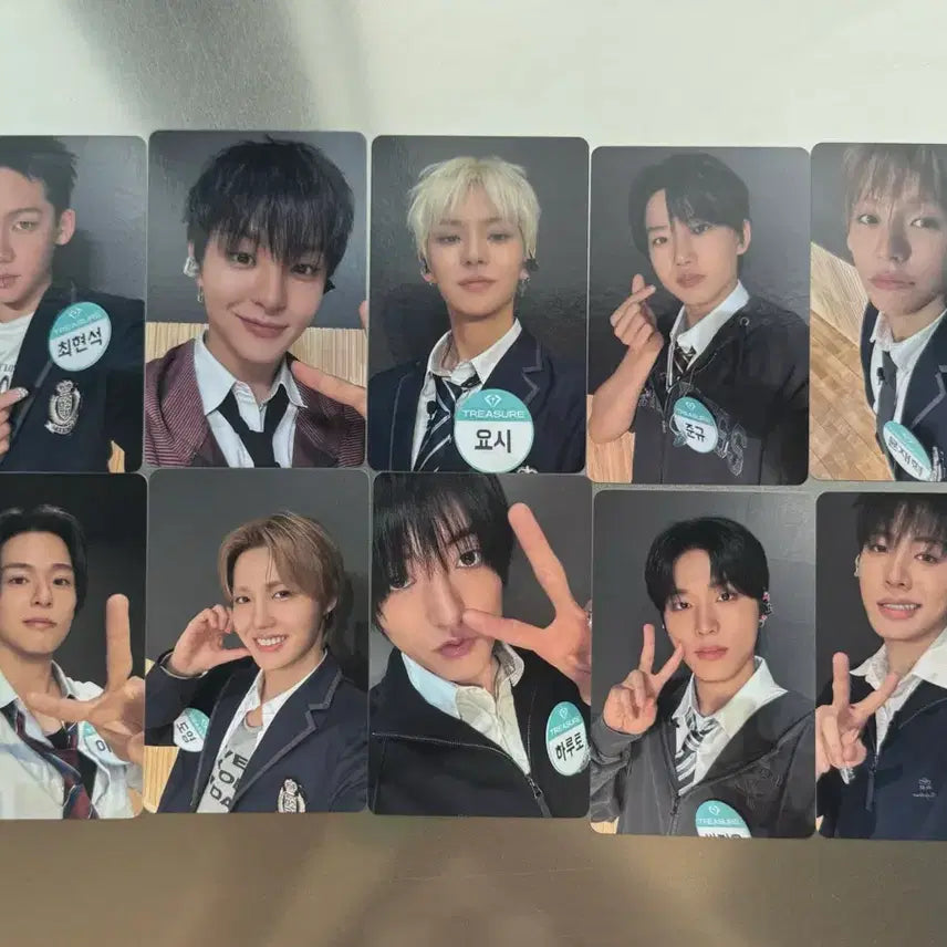 [BUNJANG] TREASURE Follow Event Photocard 10-Set Bundle / 트레저 팔로우 이벤트 포카 10장 세트