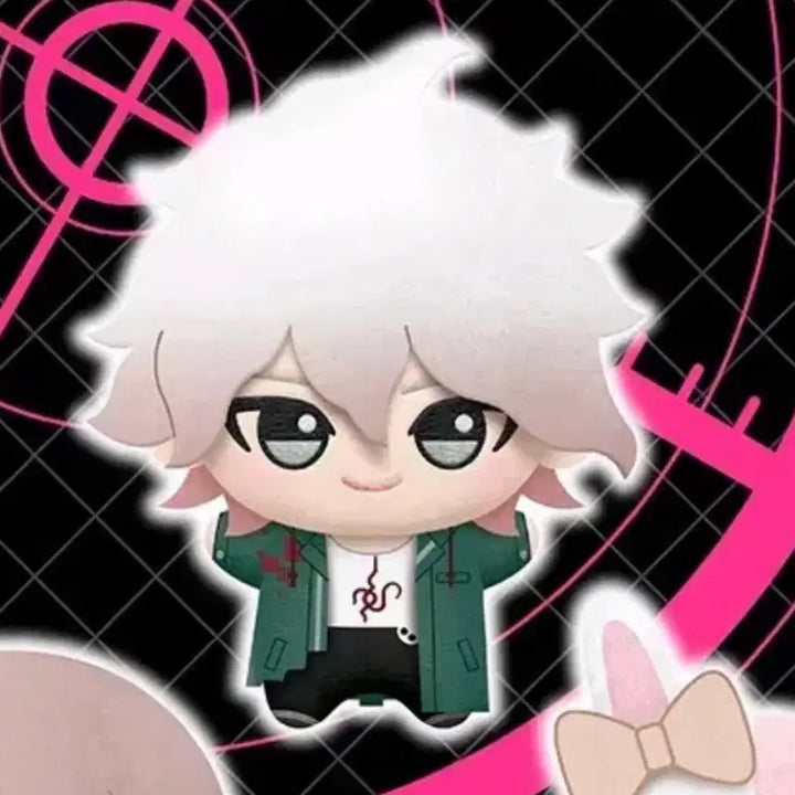 [BUNJANG] Danganronpa Nagito Komaeda Chibi Nui Crane Plush / 현물) 단간론파 슈단 코마에다 나기토 치비누이 치비구루미 크레인 누이