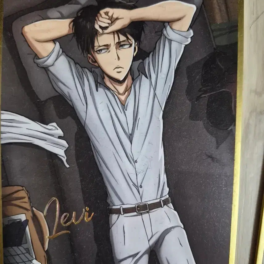 [BUNJANG] Attack on Titan Levi Shikishi Art Board / 진격의거인 리바이 색지