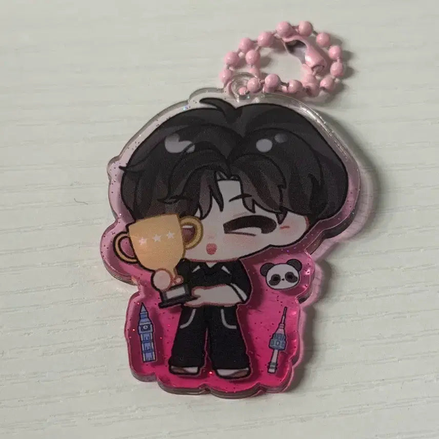 [BUNJANG] KumaYusi Acrylic Stand + Keyring Bundle Set / 일괄) 구마유시 아크릴스탠드+키링 판매