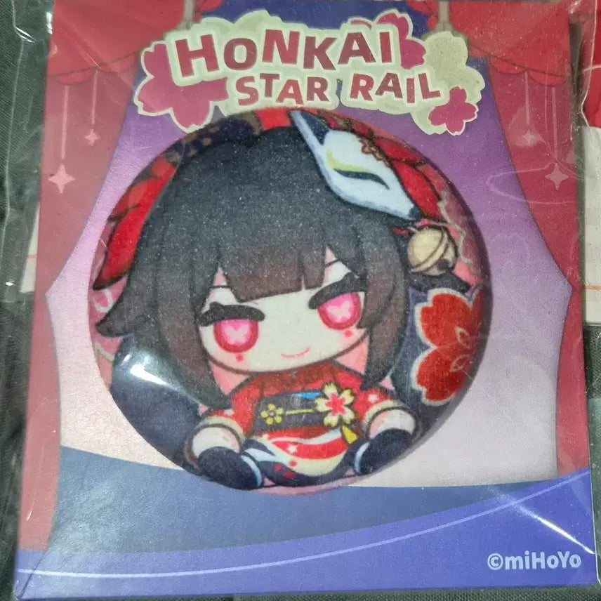 [BUNJANG] Honkai: Star Rail Sparkle Plush Doll Can Badge / 붕괴 스타레일 공식 스파클 봉제인형 캔뱃지