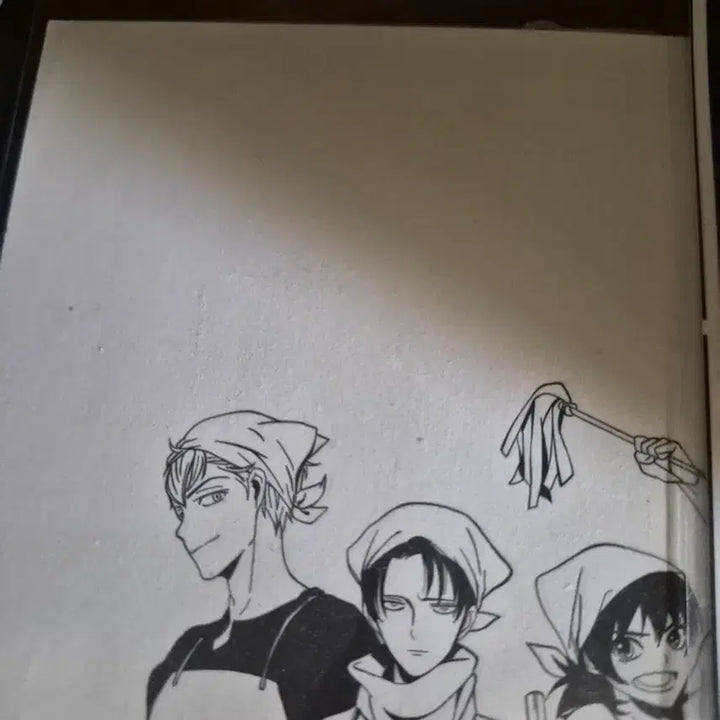 [BUNJANG] Attack on Titan Levi Postcard Bundle Set / 진격의거인 리바이 엽서 4개 일괄