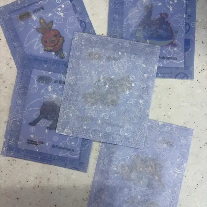[BUNJANG] Sealed Pokemon Stickers (5 ea) Bundle Set / SSS급 포켓몬 띠부씰 7장 미개봉!!
