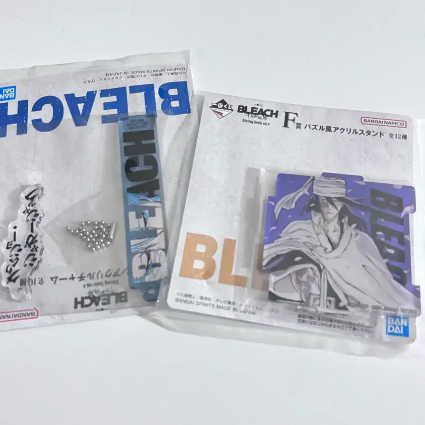 [BUNJANG] Bleach Ichiban Kuji E Prize Acrylic Charm Hirako Shinji &amp; Grimmjow, F Prize Puzzle Byakuya / 블리치 이치방쿠지 제일복권 E상 아크릴참 히라코신지 그림죠 F상 퍼즐 바쿠야