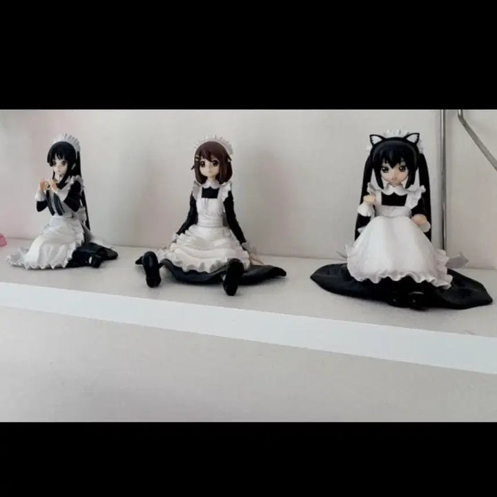 [BUNJANG] K-ON! Mio, Azusa, Yui Maid Figure Set / 케이온 미오 아즈냥 유이 메이드 피규어 3종 일괄