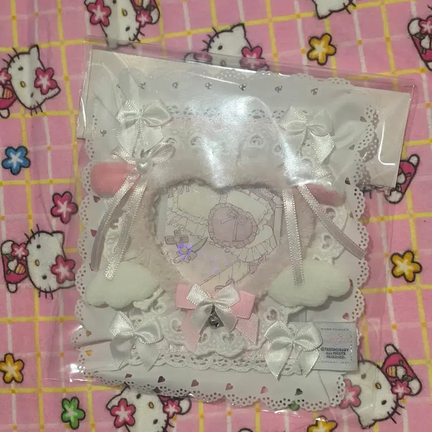 [BUNJANG] Tenshi My Baby Toploader Pink White Photocard Holder / 텐시마이베이비 탑로더 흰색 핑크 포토카드 홀더 미개봉