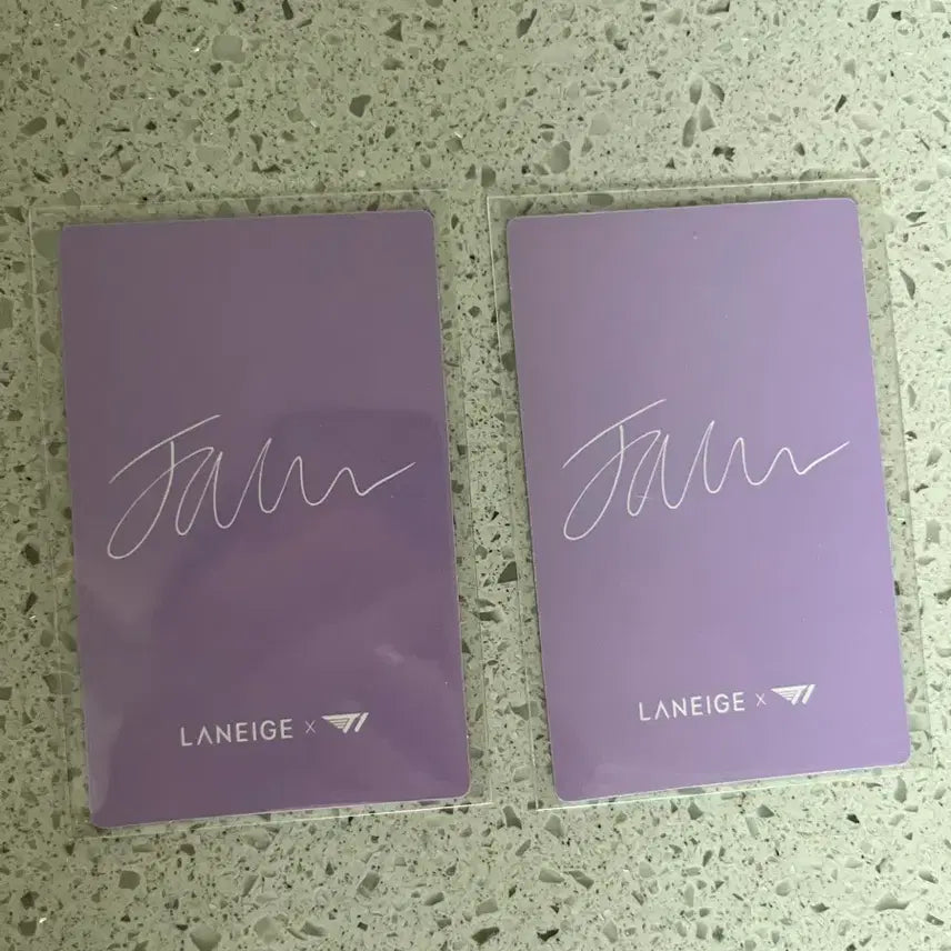 [BUNJANG] T1 Faker Laneige Photocard Set / 티원 페이커 라네즈 포토카드 2종 일괄