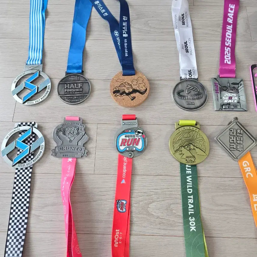 [BUNJANG] Lot of 20 Marathon and Various Competition Medals / 마라톤 및 각종 대회 메달 일괄 20개