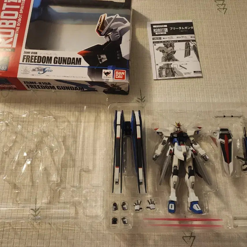 [BUNJANG] Robot Spirits Freedom Gundam &amp; Justice Gundam Set / 로봇혼 프리덤, 저스티스 건담