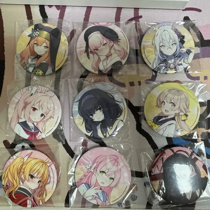 [BUNJANG] Blue Archive 1st Anniversary Aniplex Trinity Can Badge Set / 블루아카이브 1주년 애니플러스 트리니티 캔뱃지