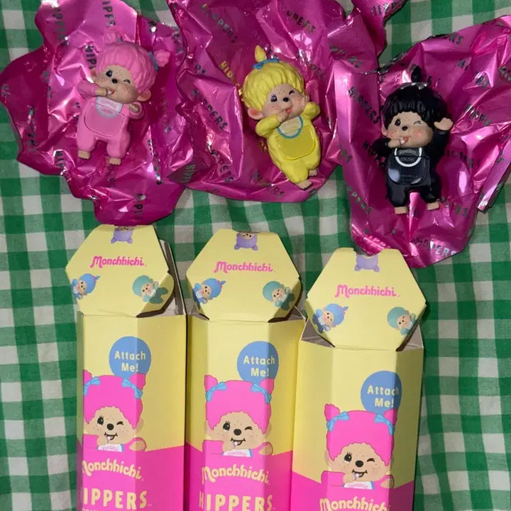 [BUNJANG] Monchhichi Hyper Colors Wink Secret Black / 몬치치 히퍼 컬러즈 윙크 시크릿 블랙