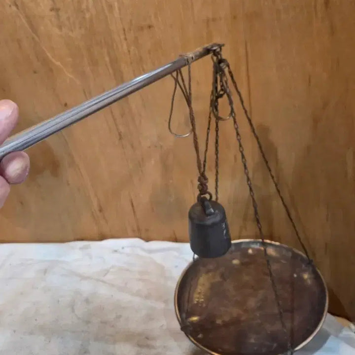 [BUNJANG] Antique Brass Balance Scale / 오랜세월의 고급 막대저울