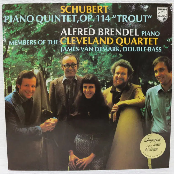 [BUNJANG] Alfred Brendel, Cleveland Quartet - Schubert: Trout Quintet LP (1978) / [NO.6251] (수입) Alfred Brendel, Cleveland Quartet - Schubert : Trout Quintet LP음반