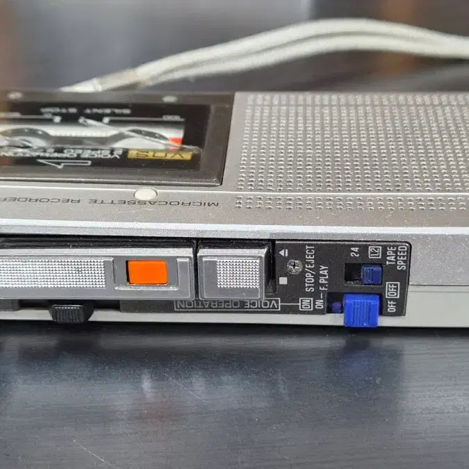 [BUNJANG] National Microcassette Recorder RN-Z15 + 6 Microcassette Tapes / (고장)내셔널 마이크로카세트 레코더 RN-Z15 + 마이크로 카세트 테이프 6개