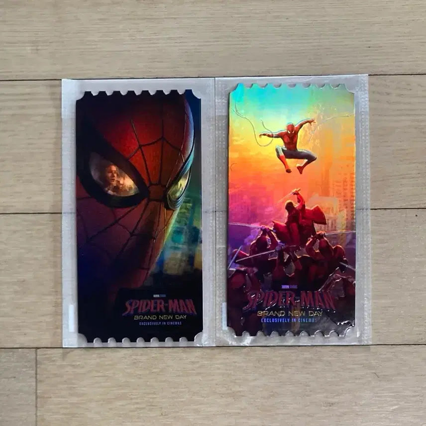 [BUNJANG] Spider-Man: Brand New Day Original Ticket Set, Dolby Poster, Gwang-eum Poster, Pin Badge / [스파이더맨: 브랜드뉴데이] 오리지널티켓 AB/돌비/광음 포스터/핀뱃지