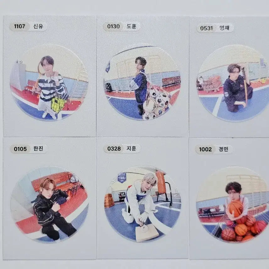 [BUNJANG] TWS 42 Club Fanmeeting Membership Lucky Draw Sticker Set / 투어스 팬미팅 42존 띠부씰 세트 멤버십 특전 tws 42 club fanmeeting