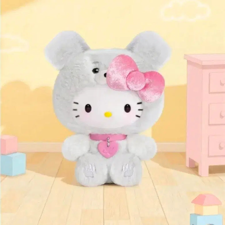 [BUNJANG] Topt Toy x Sanrio Hello Kitty Puppy Party Plush Keyring / (정품) 탑토이 x 산리오 헬로키티 퍼피 파티 인형 키링