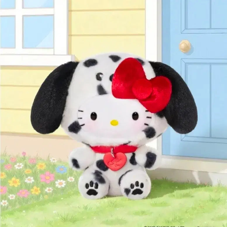 [BUNJANG] TOPTTOY x Sanrio Hello Kitty Puppy Party Plush Keychain / (정품) 탑토이 x 산리오 헬로키티 퍼피 파티 인형 키링