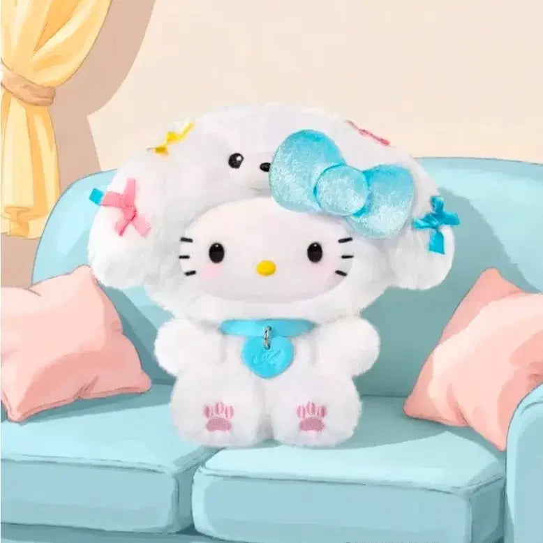 [BUNJANG] Topt Toy x Sanrio Hello Kitty Puppy Party Doll Keychain / (정품) 탑토이 x 산리오 헬로키티 퍼피 파티 인형 키링