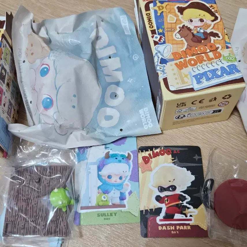 [BUNJANG] Pop Mart Disney Pixar Figure Sulley &amp; Dash Bundle / 팝마트 디무 픽사 피규어 설리, 대쉬