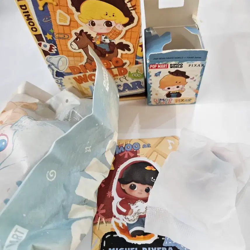 [BUNJANG] Pop Mart DIMOO Pixie Figure &amp; POPNY Minifigure Set / 팝마트 디무픽사 피규어/팝핀 피규어