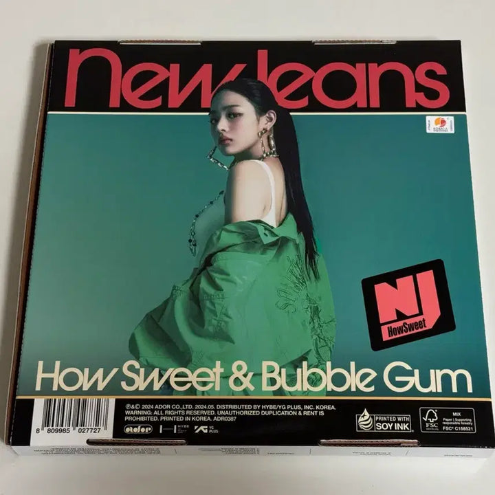 [BUNJANG] NewJeans Minji How Sweet Album + Aladdin POB Photocard Bundle Set / 뉴진스 민지 하우스윗 how sweet 앨범 + 알라딘 특전 포카 일괄