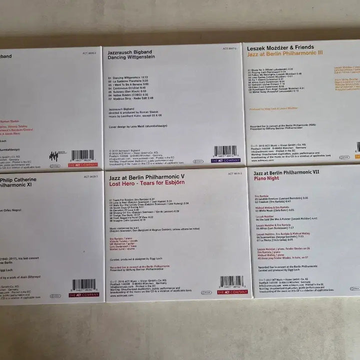 [BUNJANG] ACT Records Jazz CD 6-Album Set / ACT 레이블 재즈 CD 6종 세트