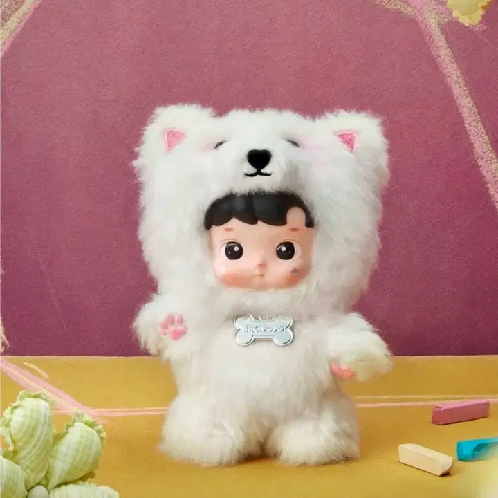 [BUNJANG] Pop Mart Hachi Pupu Take Me Home Series Dog Keychain / (팝마트정품/신상) 팝마트 하치푸푸 테이크 미 홈 시리즈 인형 키링