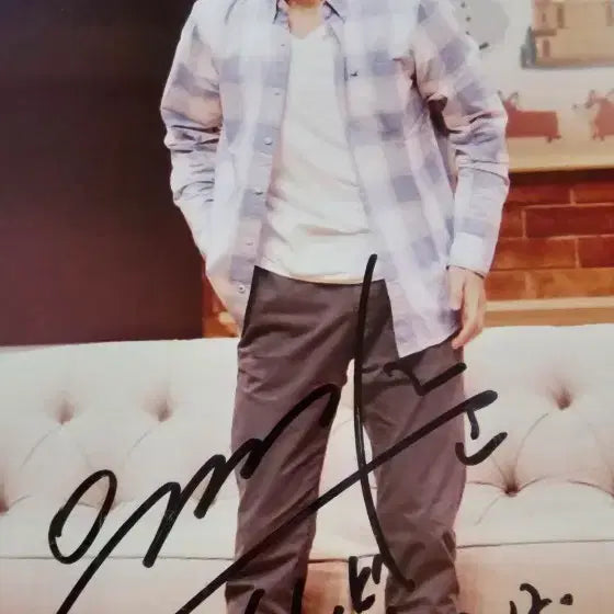 [BUNJANG] Won Ki Joon Autographed Signed Photo / 원기준 친필 사진 싸인
