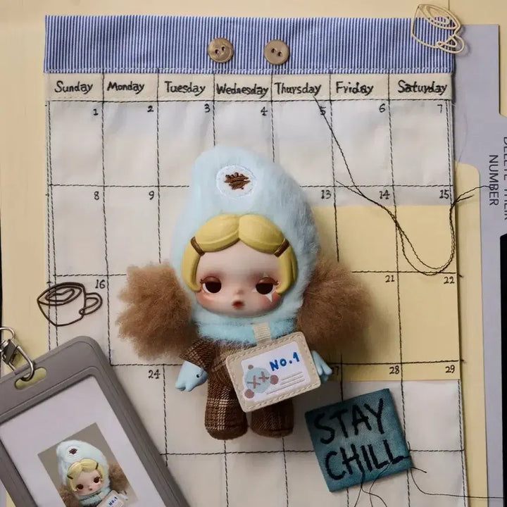 [BUNJANG] Pop Mart Skullpanda Off Mode Series Doll Keychain (Stay Chill) / (새상품) 팝마트 스컬판다 off 모드 시리즈 인형 키링(stay chill)