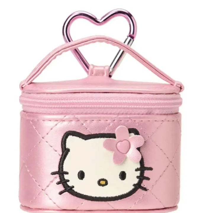[BUNJANG] Hello Kitty Vanity Design Accessory Storage Case with Keyring Pouch (Pink) / [정품] 헬로키티 악세사리 보관함 키링 파우치 핑크