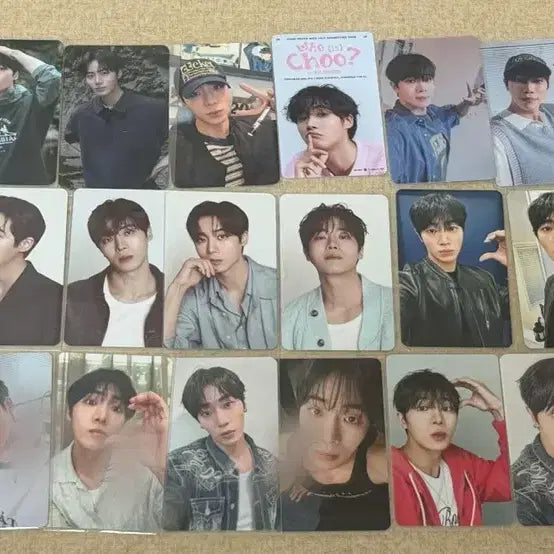 [BUNJANG] Choo Yeong-woo Autographed Bangkok, Taiwan, Osaka, Tokyo Entrance Photocard / 처분) 추영우 친필싸인 방콕 대만 오사카 도쿄 입장 포토카드 포카