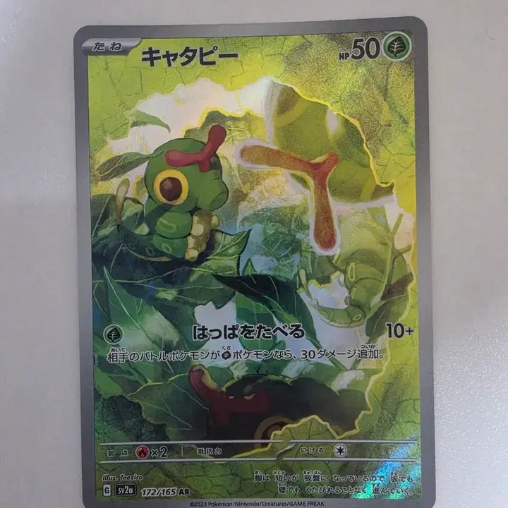 [BUNJANG] Pokemon Caterpie AR Japanese / 포켓몬 캐터피 AR 일판